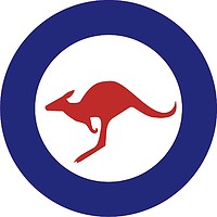 Королевские военно-воздушные силы Австралии, опознавательный знак - векторное изображение