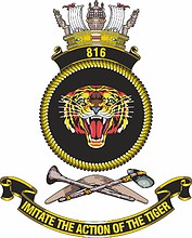 816-й дивизион ВМС Австралии, эмблема - векторное изображение
