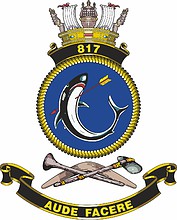 Vector clipart: Royal Australian Navy 817th Squadron, emblem