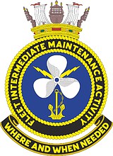Vector clipart: Royal Australian Navy Fleet Intermediate Maintenance Activity (FIMA), emblem