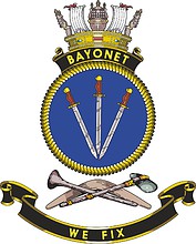 HMAS Bayonett, emblem