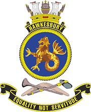 HMAS Hawkesbury, Emblem - Vektorgrafik