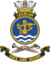 HMAS Lachlan, emblem - vector image