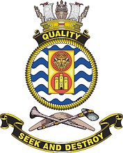 HMAS Кволити, эмблема - векторное изображение