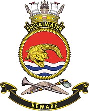 Vector clipart: HMAS Shoalwater (M 81), emblem