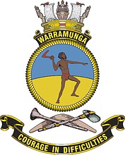 HMAS Warramunga (FFH-152), emblem - vector image