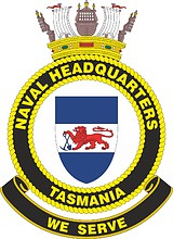Vector clipart: Australian Naval Headquarters Tasmania (NHQ-TAS), emblem