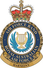 Royal Australian Air Force Band, emblem - vector image