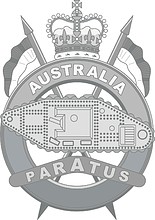 Royal Australian Armoured Corps (RAAC), badge (#2) - vector image