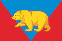 Vector clipart: Aban rayon (Krasnoyarsk krai), flag