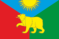 Birilyussky rayon (Krasnoyarsk krai), flag - vector image