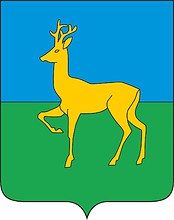 Vector clipart: Dzerzhinskoe rayon (Krasnoyarsk krai), coat of arms