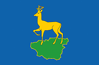 Dzerzhinskoe rayon (Krasnoyarsk krai), flag (2012)