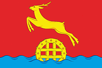 Idrinskoe rayon (Krasnoyarsk krai), flag - vector image