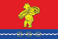 Kazachinskoe rayon (Krasnoyarsk krai), flag - vector image