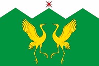 Шушенское (Красноярский край), флаг - векторное изображение