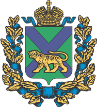 Primorsky krai, large coat of arms (2003) - vector image