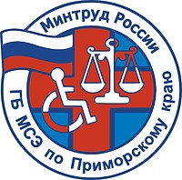 Векторный клипарт: Главное бюро медико-социальной экспертизы (ГБ МСЭ) по Приморскому краю, эмблема