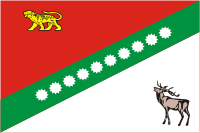 Krasnoarmeisky rayon (Primorsky krai), flag - vector image