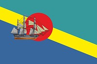 Vector clipart: Slavyanka (Primorsky krai), flag