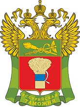 Ussuriysk Customs, emblem - vector image