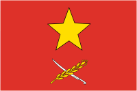 Novoaleksandrovsk (Stavropol krai), flag (2002) - vector image