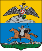 Кавказская область (Российская империя), герб (1809 г.) - векторное изображение