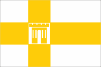 Stavropol (Stavropol krai), flag (2014) - vector image