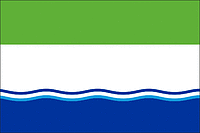 Belogorsk rayon (Amur oblast), flag (2012) - vector image