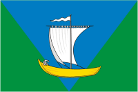 Primorsky rayon (Arkhangelsk oblast), flag - vector image