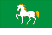 Abzelil rayon (Bashkortostan), flag - vector image