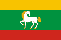 Baimak rayon (Bashkortostan), flag - vector image