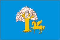 Kigi rayon (Bashkortostan), flag - vector image