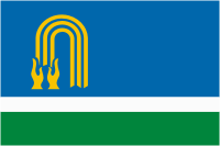 Октябрьский (Башкортостан), флаг - векторное изображение