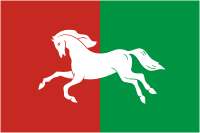 Ufa rayon (Bashkortostan), flag - vector image