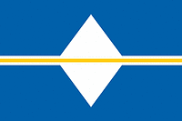 Aksaraisky (Astrakhan oblast), former flag - vector image