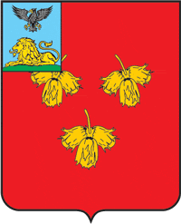 Krasnoye rayon (Belgorod oblast), coat of arms - vector image