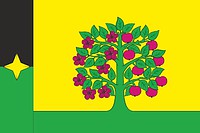 Новосадовый (Белгородская область), флаг - векторное изображение
