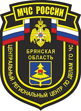 Vector clipart: Bryansk Region Office of Emergency Situations, sleeve insignia