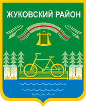 Zhukovka rayon (Bryansk oblast), coat of arms (1997) - vector image