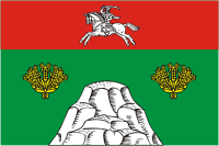 Belogorsky (Volgograd oblast), flag - vector image