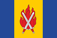 Октябрьский район (Волгоградская область), флаг - векторное изображение
