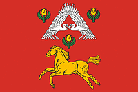 Vector clipart: Verkhnepogromnoe (Volgograd oblast), flag