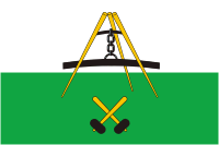 Kirillov rayon (Vologda oblast), flag - vector image