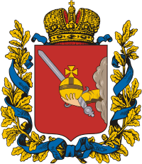 Vologda gubernia (Russian empire), coat of arms - vector image