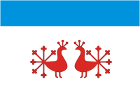 Verkhniy Landekh rayon (Ivanovo oblast), flag - vector image