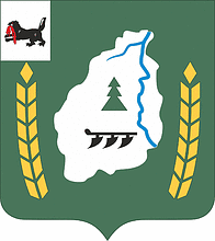 Векторный клипарт: Куйтунский район (Иркутская область), герб (2002 г.)