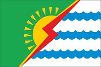 Мамакан (Иркутская область), флаг - векторное изображение