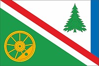 Vector clipart: Vikhorevka (Irkutsk oblast), flag