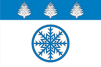 Векторный клипарт: Зима (Иркутская область), флаг